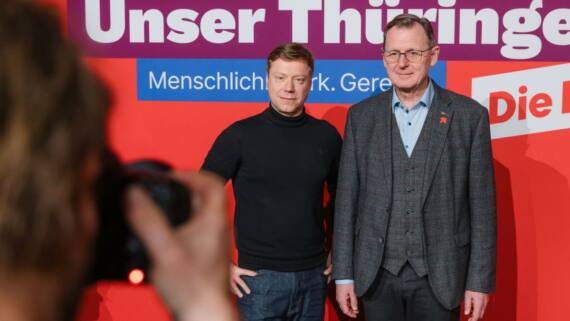 Linken-Chef schließt Koalition mit Wagenknecht-Partei in Thüringen nicht aus