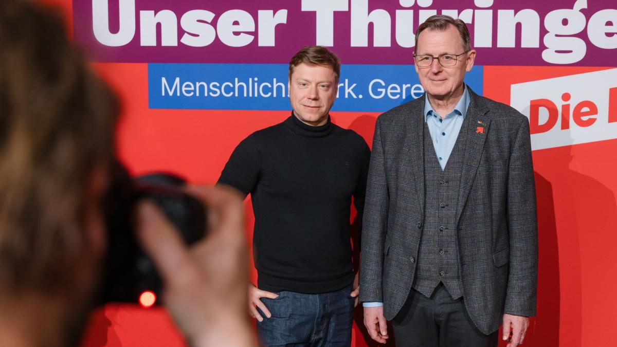 Linke-Chef offen für Koalition mit Wagenknecht-Partei in Thüringen