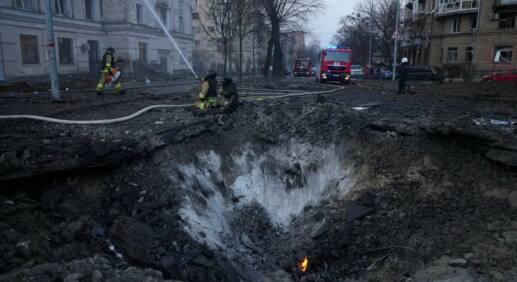 Massive Raketenangriffe auf Kiew mit zwölf Verletzten