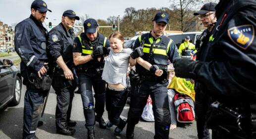 Greta Thunberg bei Protesten in Den Haag zweimal festgenommen